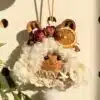 Handmade Elegant Lace Curls Lamb Ornament (2) Handmade Elegant Lace & Curls Lamb Ornament