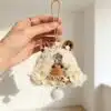 Handmade Elegant Lace Curls Lamb Ornament (3) Handmade Elegant Lace & Curls Lamb Ornament