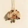 Handmade Woolly Lamb Seed Pod Ornament