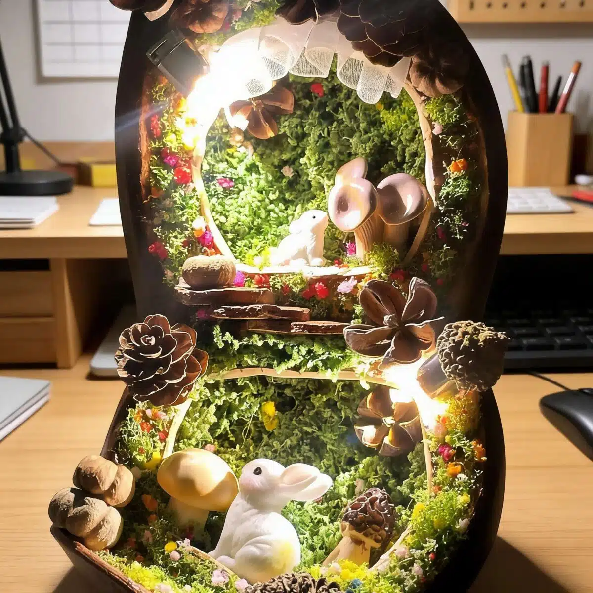 Lily & Daisy's Glowing Burrow